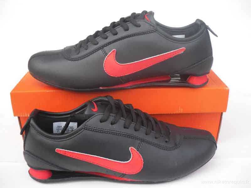 Hommes Nike Shox R2 Noir Rouge